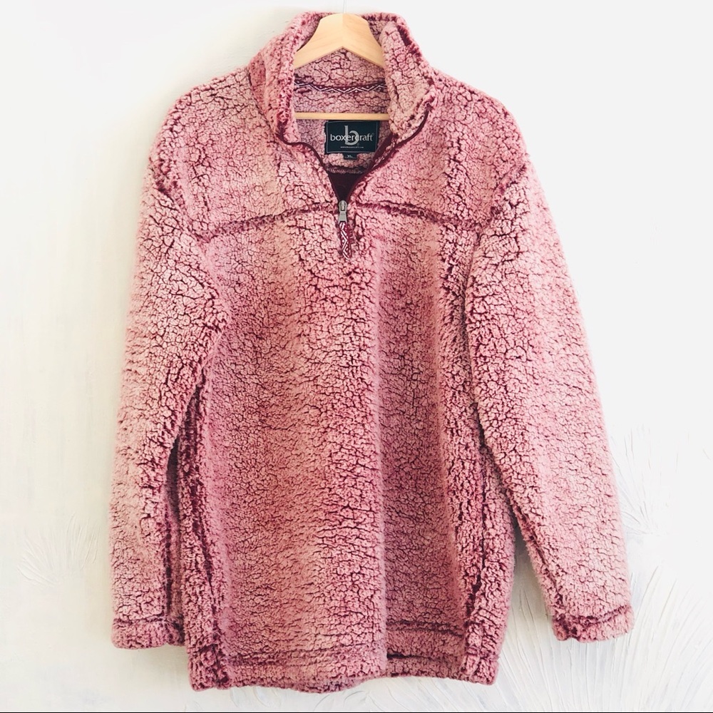 BoxerCraft Pink Teddy Pull Over - Womens XL